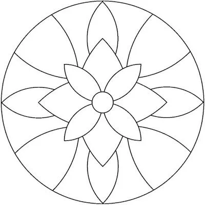 AMARILLO DE PLATA: Mandalas para colorear