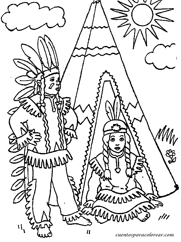 Viviendas indigenas para colorear - Imagui