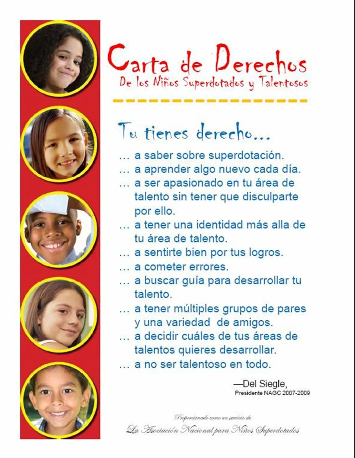 Viviendo con superdotados: Carta de Derechos de los niños ...