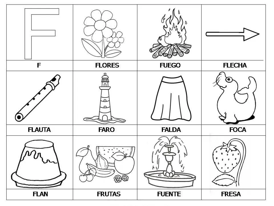 Vocabulario con imágenes para niños. - Taringa!