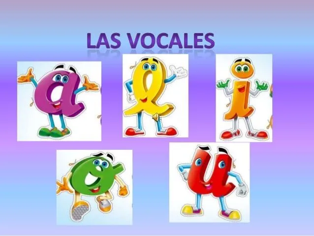 vocales animadas