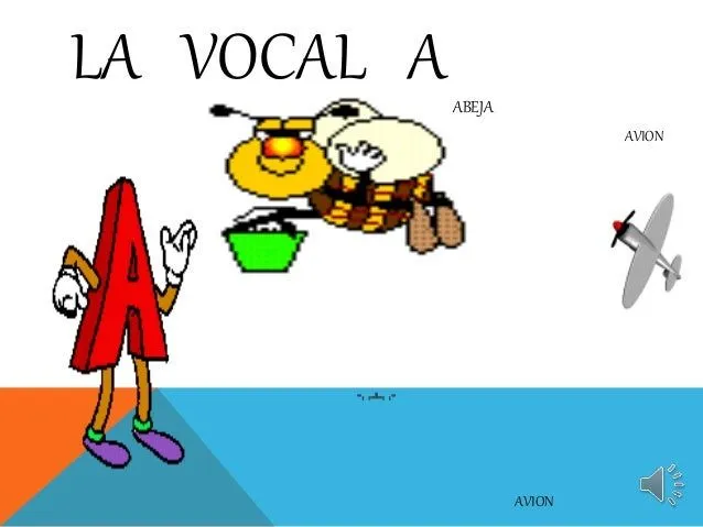 Vocales animadas enseñanza didactica presentacion en powerpoint