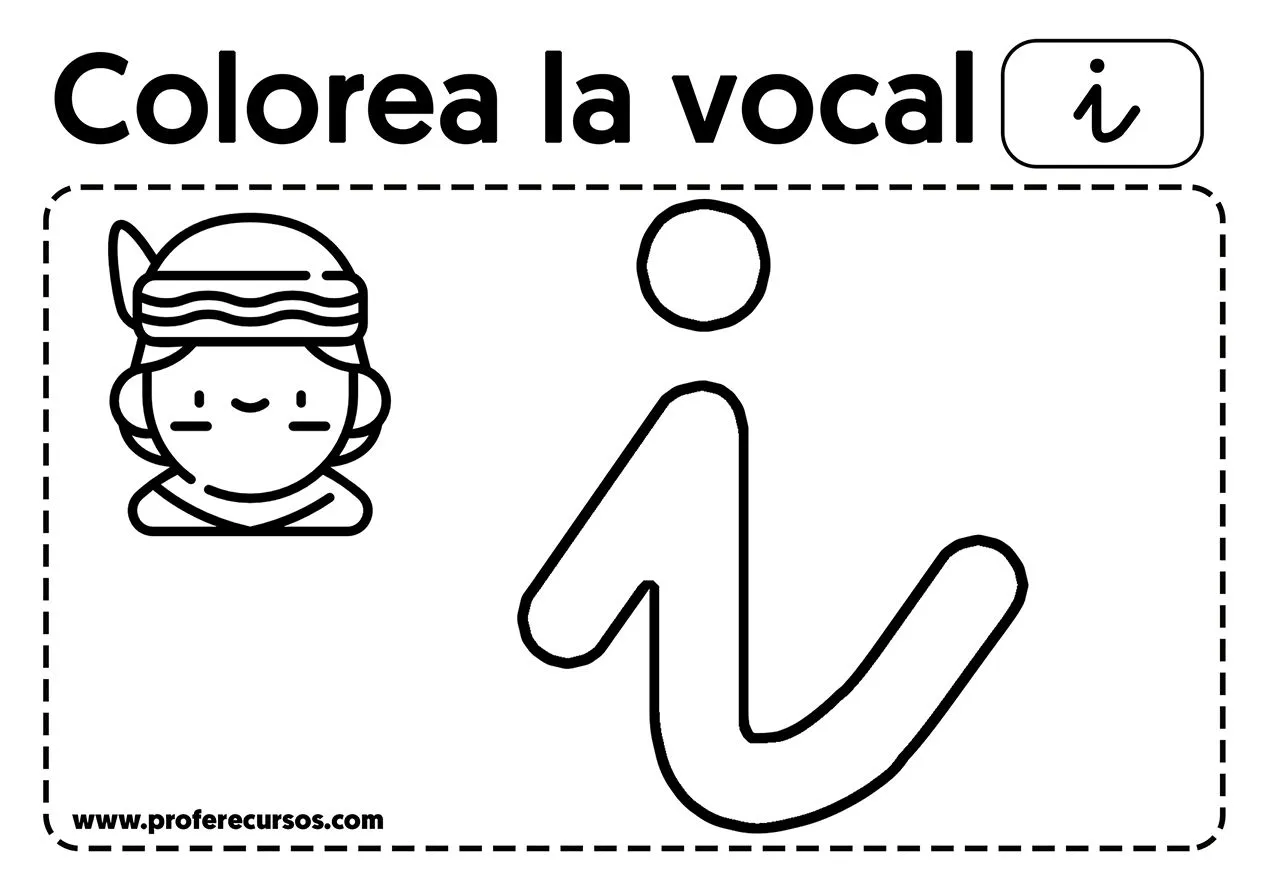 VOCALES para COLOREAR Para Niños | Preparadas para Imprmir