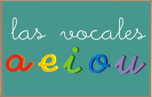 Vocales en letra cursiva - Imagui