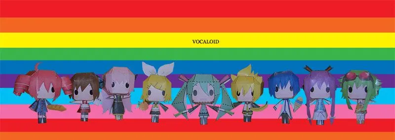 Vocaloid Papercraft by =tsunyandere on deviantART