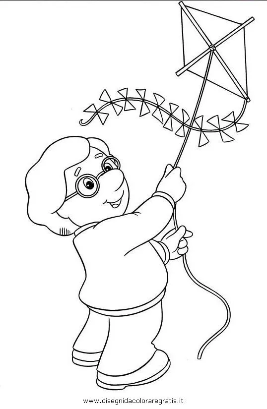volantin para colorear Colouring Pages
