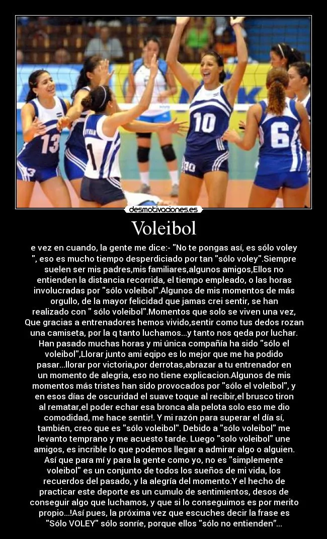 Voleibol | Desmotivaciones