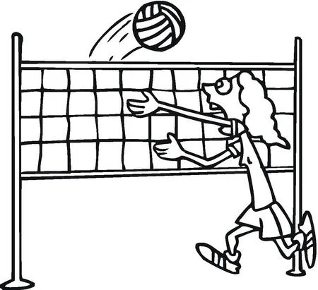 VOLEIBOL DIBUJOS PARA COLOREAR | Dibujos para colorear