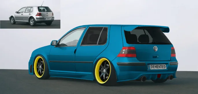 Volkswagen Golf IV {GIMP Tuning] by Danchix on deviantART