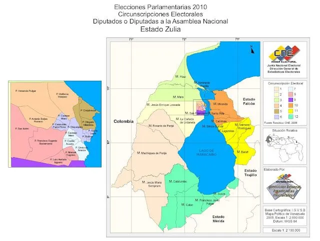 Votabien: Circunscripciones electorales