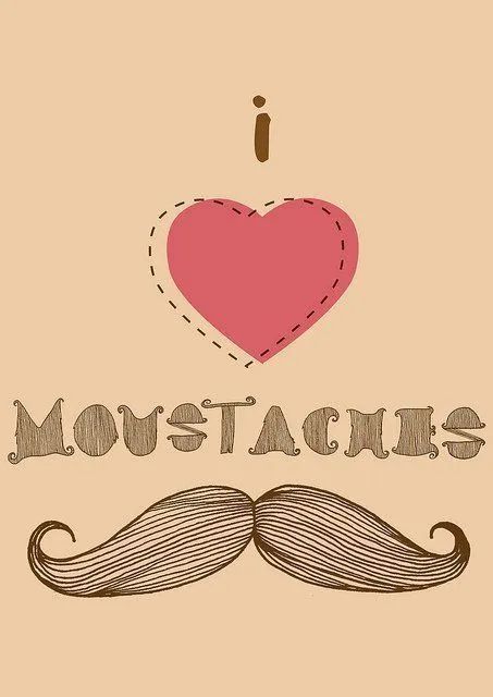 amo a los mostachos...