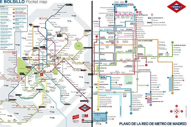 Vuelve el plano tradicional del Metro para una mayor comodidad del ...