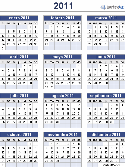 wallalaf: calendario 2011 para imprimir