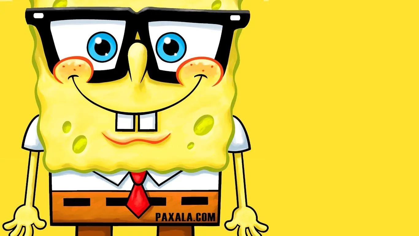 Wallpaper: Bob Esponja con anteojos