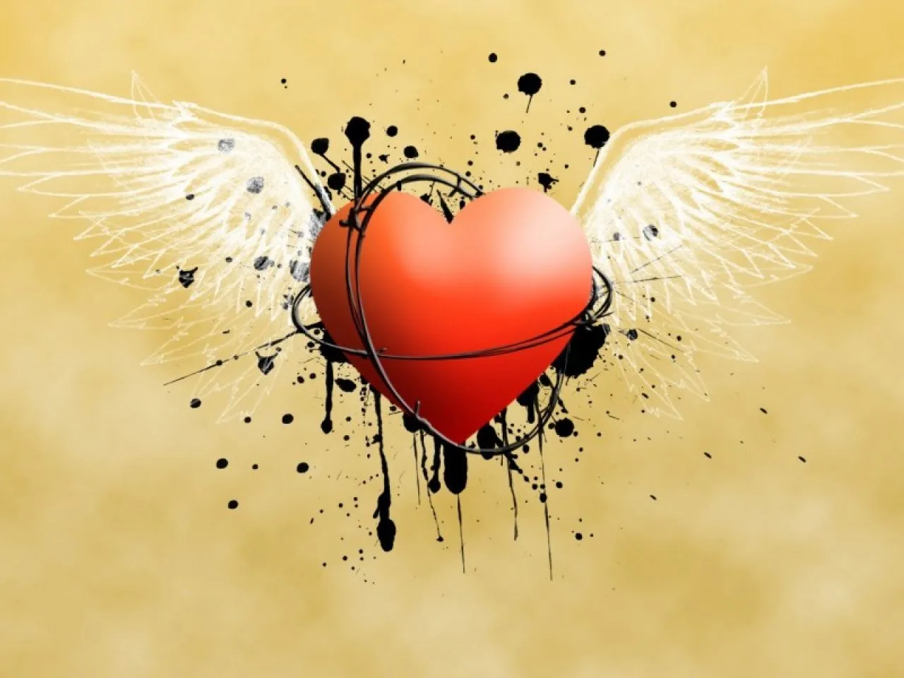 10 Corazones EMO para el Muro de Facebook