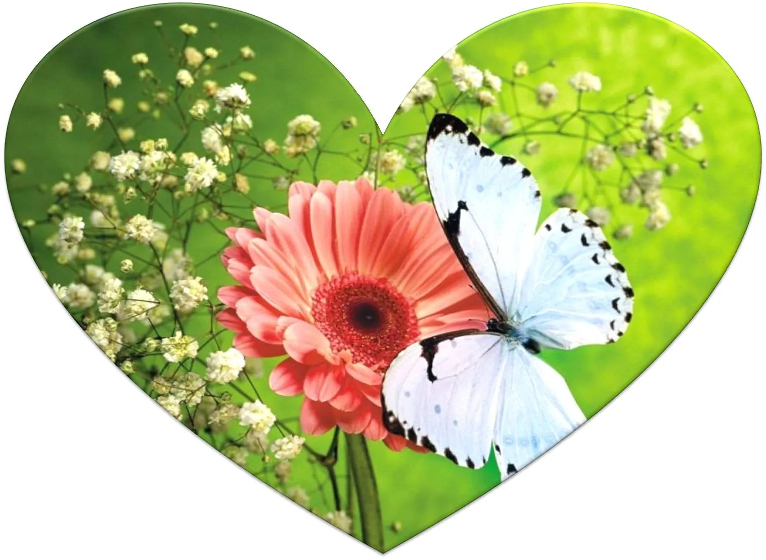 Wallpaper de corazones y mariposas ~ Poemas y Corazones