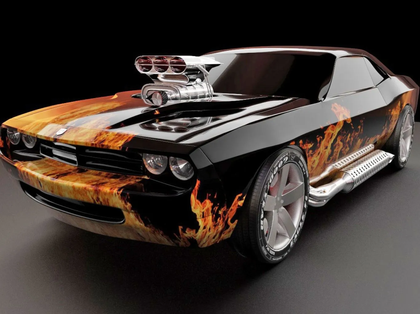 Wallpaper Dodge Challenger 2008 Tuning