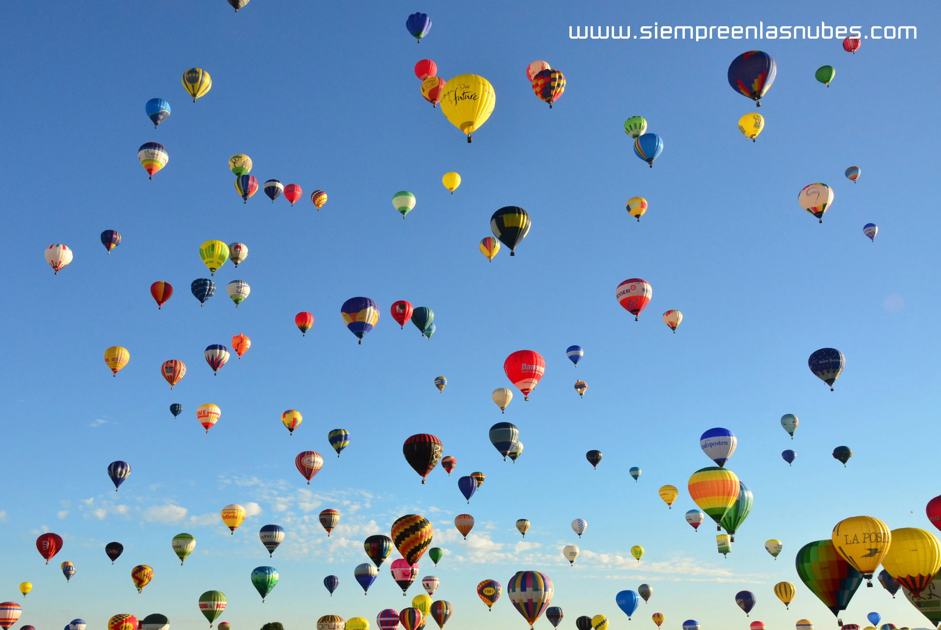 Wallpaper de paseos en globo