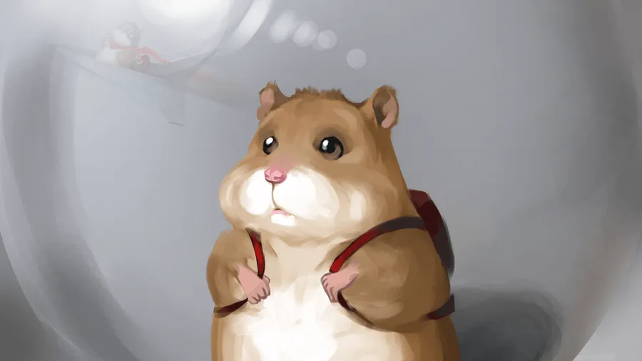 Wallpaper: Hamster by Moonymage on deviantART