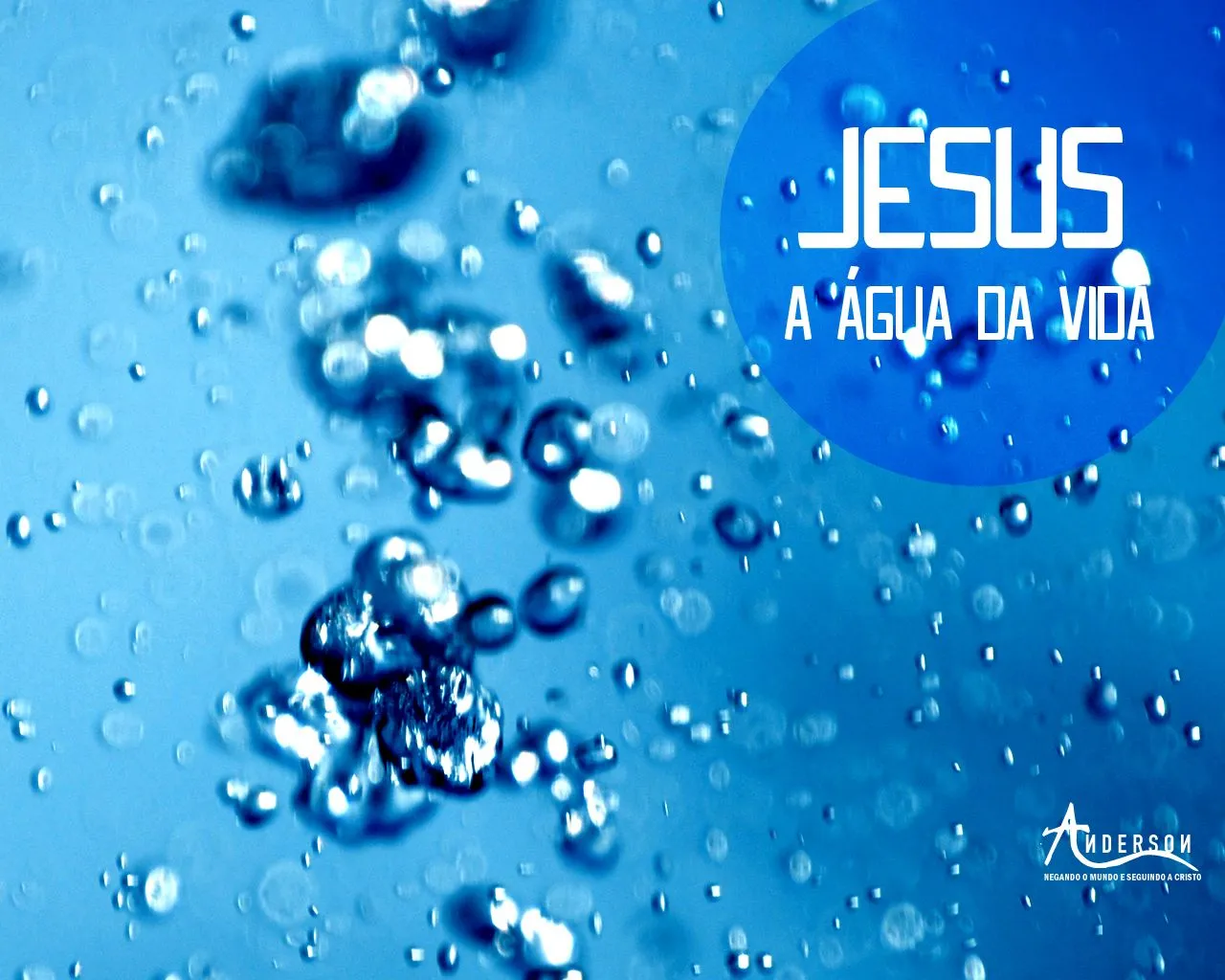 Wallpaper JESUS a água da vida