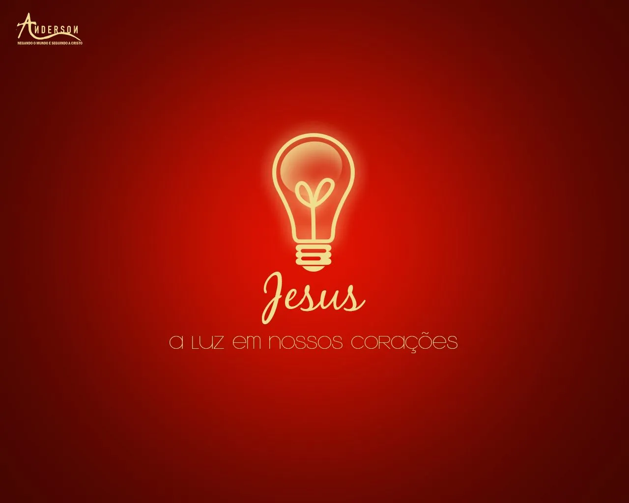 Wallpaper Jesus a luz em nossos corações