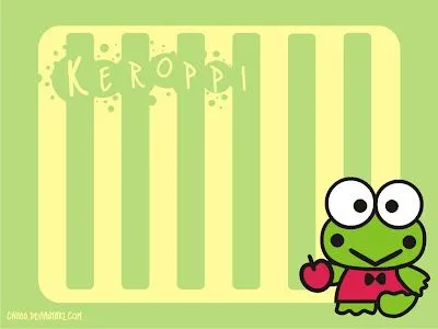 WALLPAPER KEROPPI - FONDO DE PANTALLA DE KEROPPI CON MANZANA ROJA ...