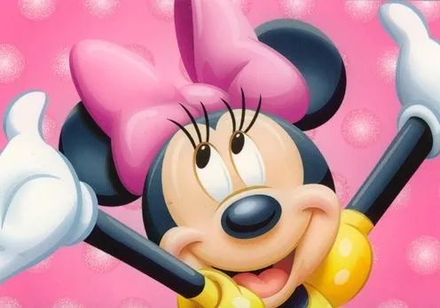 Wallpaper Minnie Mouse rosa - Imagui