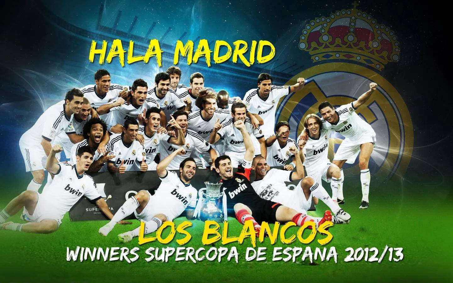 Wallpaper: Real Madrid Super Cup Winners 2012/13 | Cristiano ...