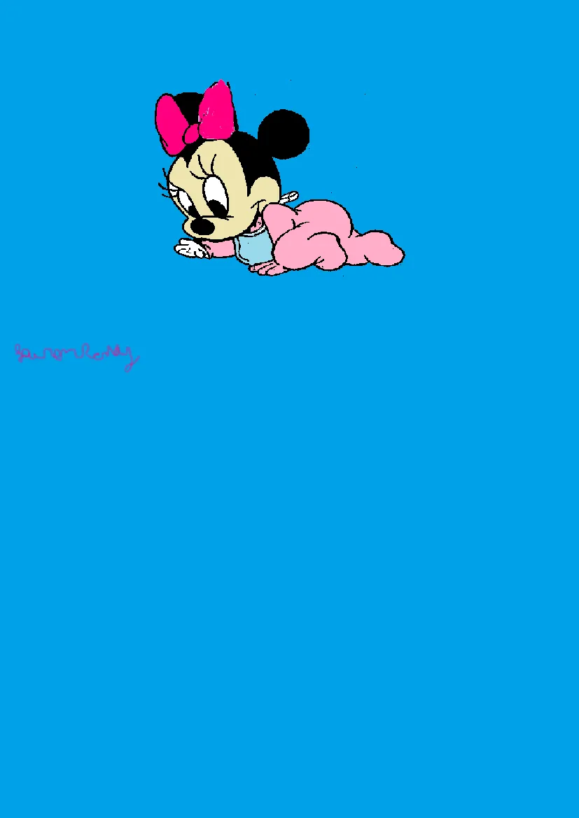 Wallpapers For > Baby Minnie Mouse Wallpaper