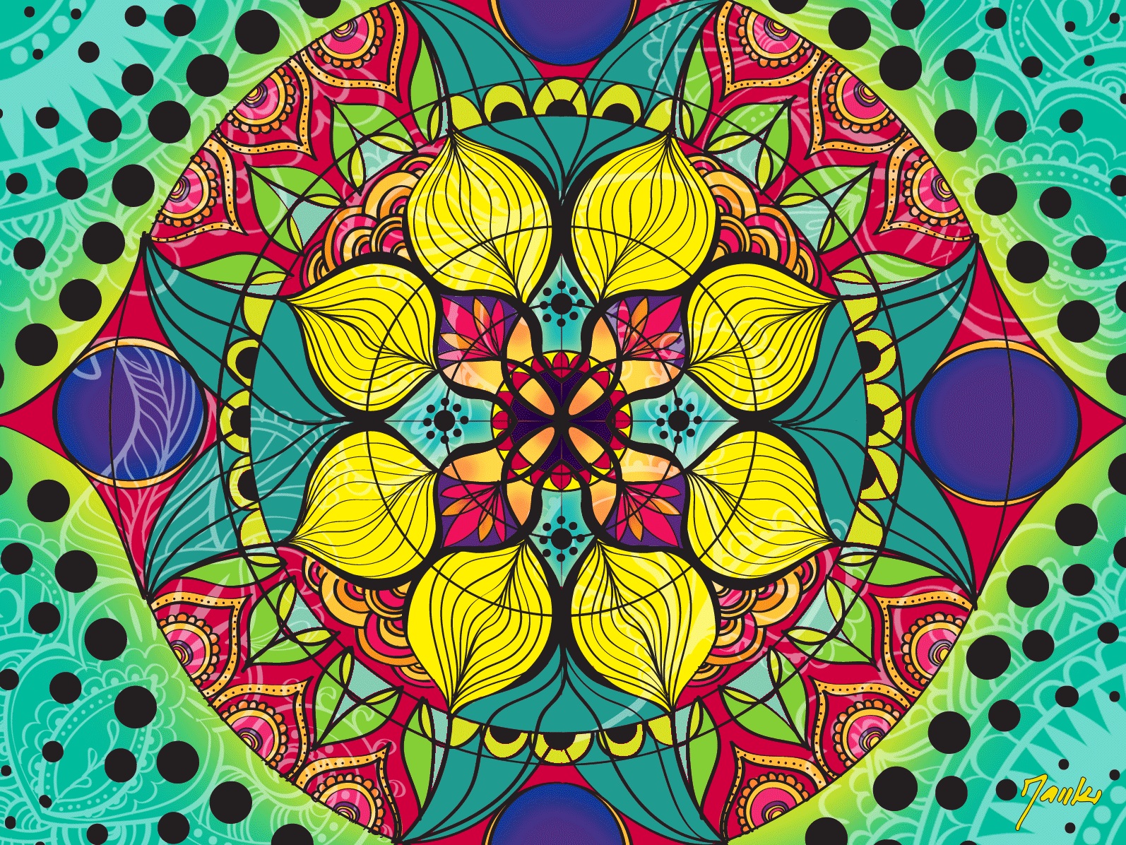 wallpaper-mandala | That's neato-