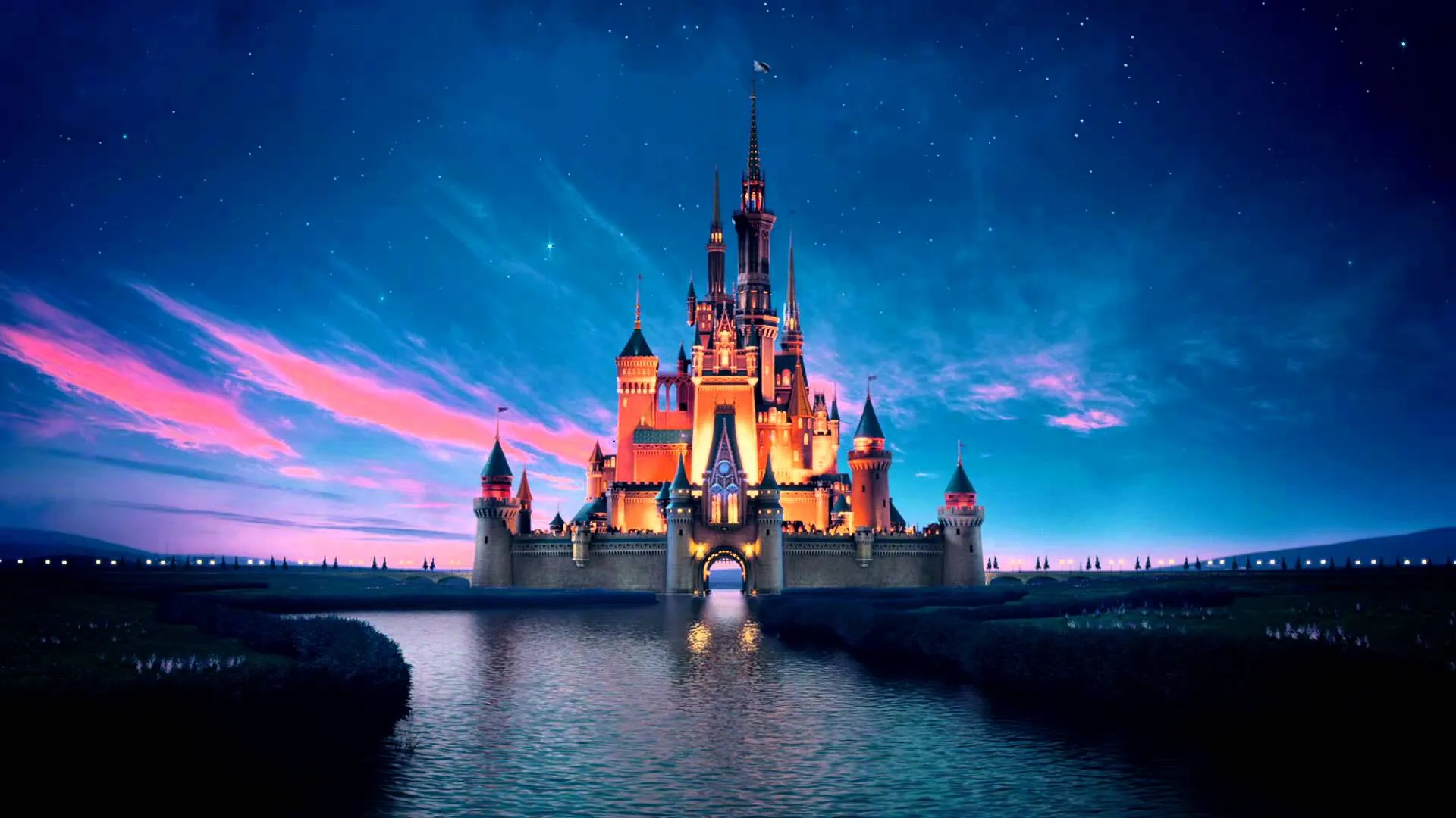 Wallpapers For > Walt Disney Castle Background