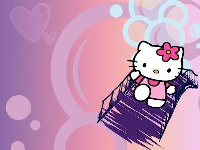 Wallpapers de Hello Kitty con fondo negro - Imagui