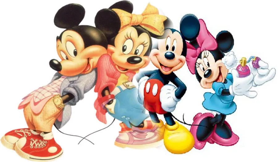 Mickey And Minnie Mouse In Love Wallpaper | coolstyle wallpapers.com