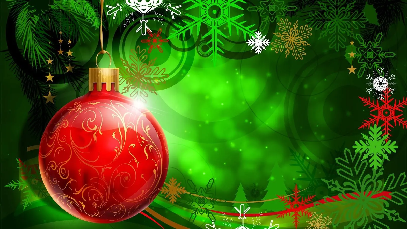 Wallpapers de Navidad - Feliz Navidad - Esfera navideña con fondo ...