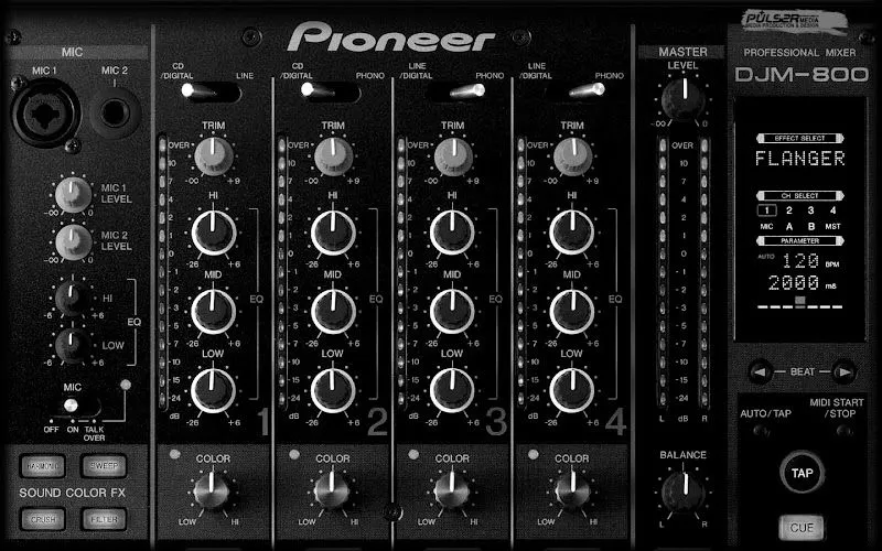 music artistic mixers techno pioneer dj djm 800 1440x900 wallpaper ...