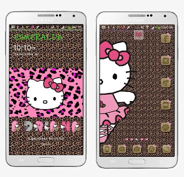 WallsGoneWild: Hello Kitty Cheetah Walls