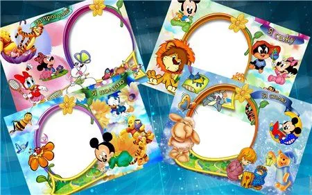 Walt Disney Frames for Photoshop | Zisya Art