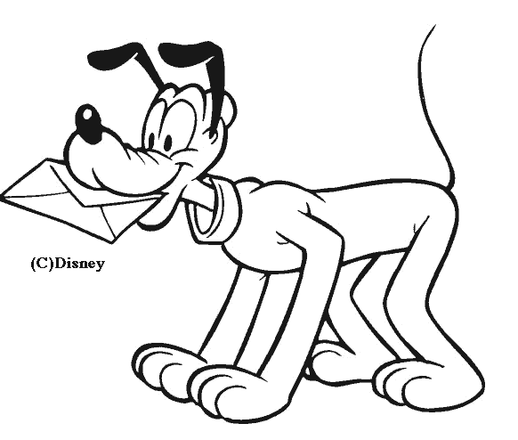 Walt Disney Pluto | Dibujos de Pluto, Dibujos Disney, Perro Pluto ...