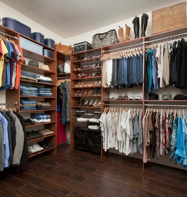 Warm Cognac Closets - Traditional - Closet - phoenix - by Arizona ...