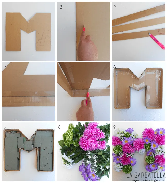 WEDECO... decora con flores: letras de primavera | La Garbatella ...