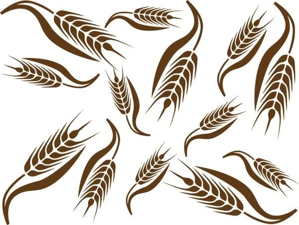 Wheat pattern 02 vector Vector pattern - Free vector for free download