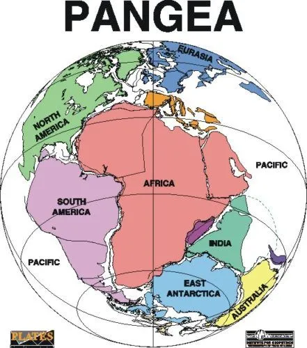 Where did you Live on Pangea? Amazing Contemporary Geopolitical ...