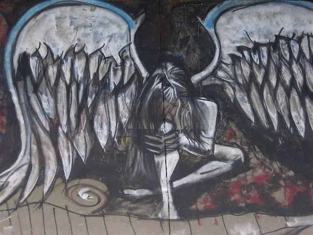 Whistler Skate Park Angel Graffiti | skate park in Whistler ...