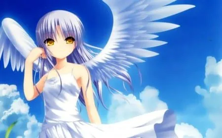 White Angel Anime Girl - Angels Wallpapers and Images - Desktop ...