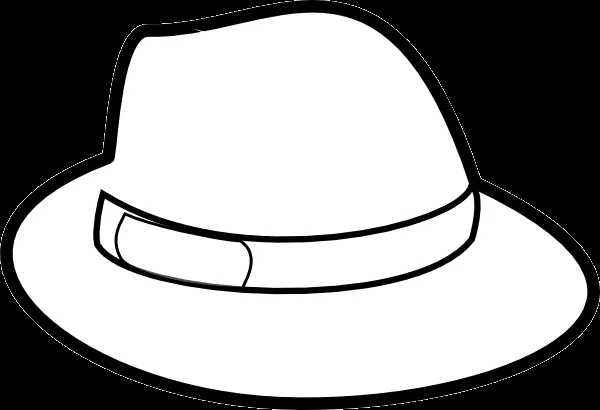 White Hat clip art - vector clip art online, royalty free & public ...