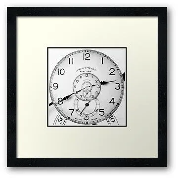 White Rabbit´s clock / el reloj del Conejo Blanco" Framed Prints ...