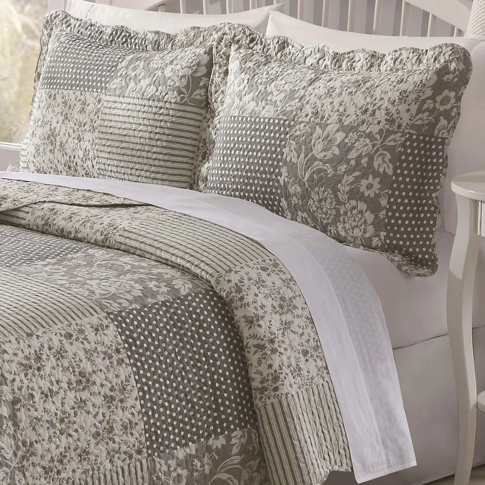 White,Patchwork Quilts & Bedspreads | Overstock™ Shopping - The ...
