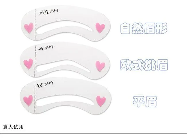 Wholesale 2015 venta caliente de la ceja Plantillas 3 Estilos Guía ...