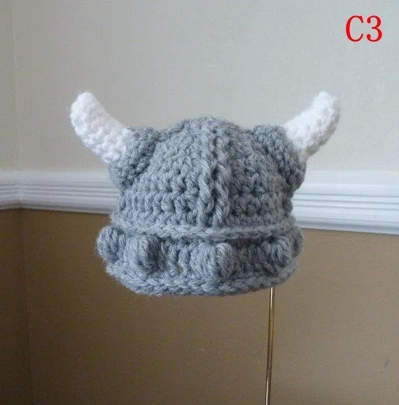 Wholesale Hair Bow - Buy New Crochet Viking Helmet with Horns ...