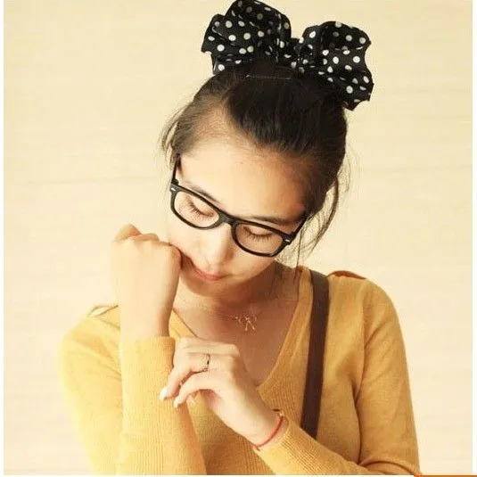 Wholesale Hair Tie - Buy Fashion Girl Women Big Bowknot Rabbit Ear ...